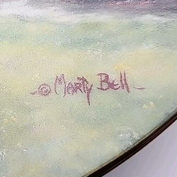 THE PERIWINKLE TEA ROOMS Plate English Country Cottages Marty Bell 1990 #3078G - Picture 4 of 8